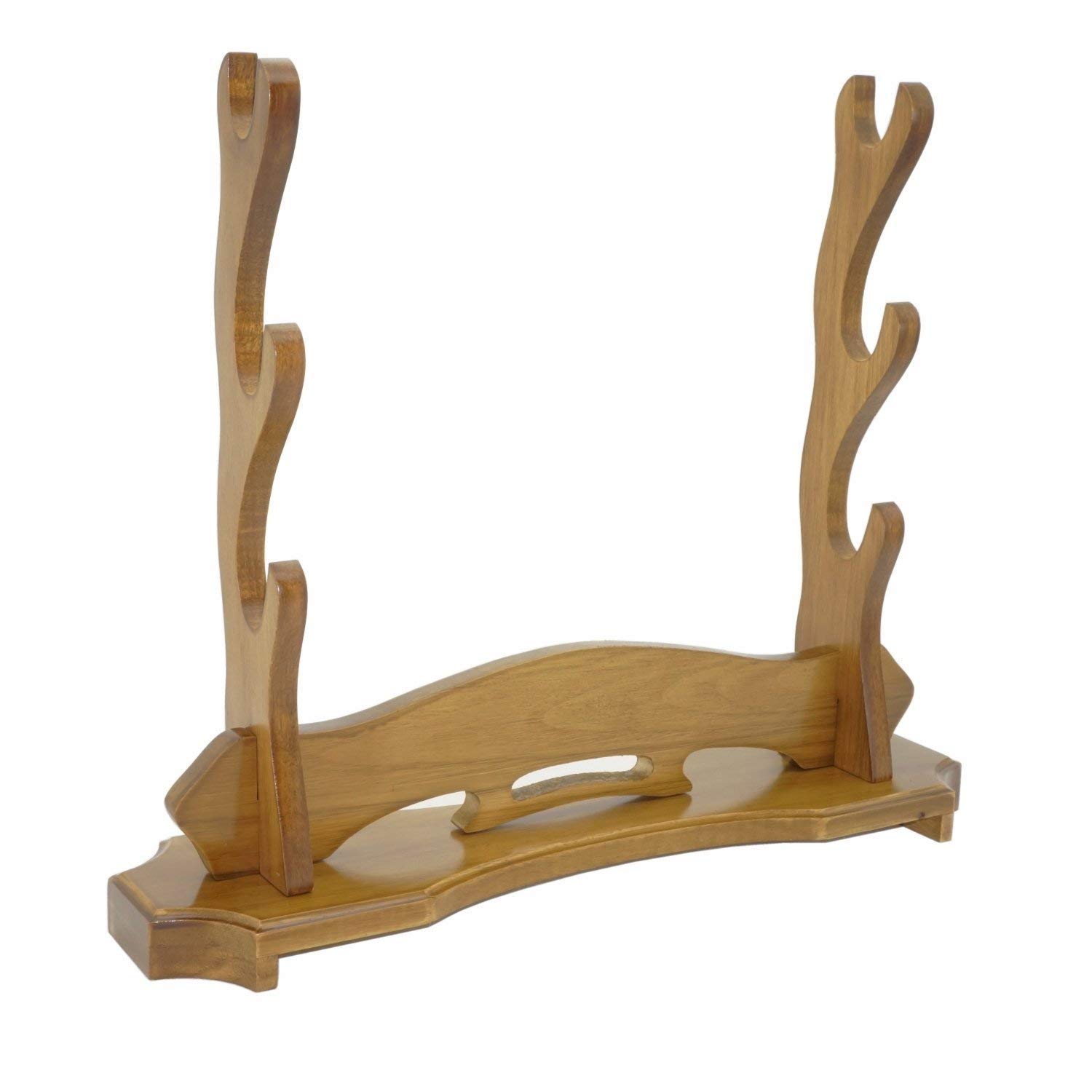 木製刀掛け Amazon.co.jp: 壁刀掛け 木製 日本刀 木刀 模造刀置き 台座付き